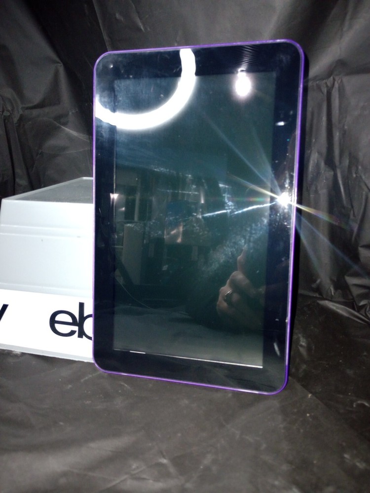 Visual Land Connect 9 8GB, Wi-Fi, 9in - purple. tested&works. sold AS IS #k308-image