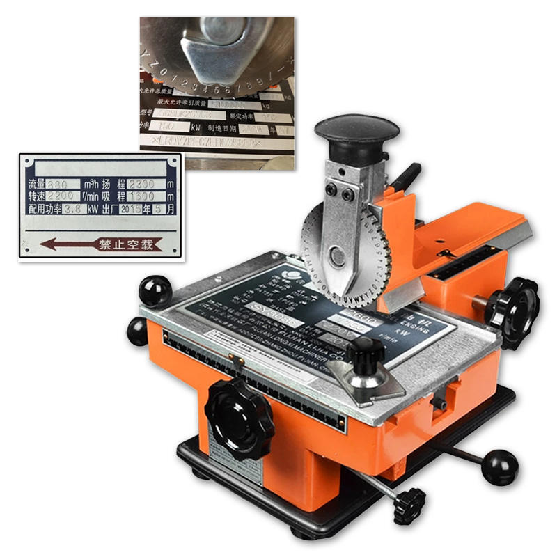Semi-automatic Pneumatic Marking Machine Nameplate Engraving Machine Manual-image