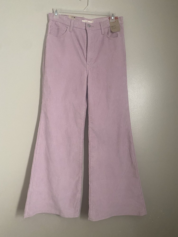 Levi Strauss Womens 32x32 High Rise Pink Corduroy Pants