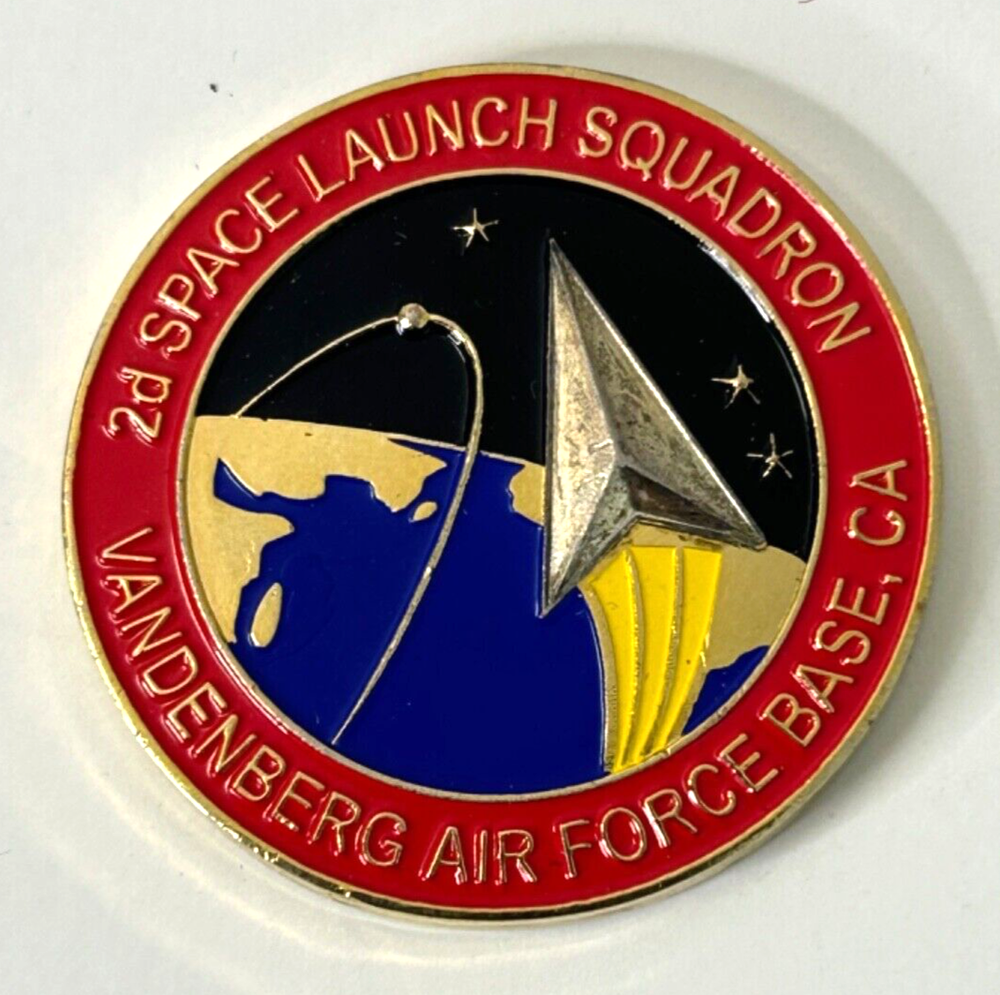 US Air Force 2nd Space Launch Squadron Challenge Coin