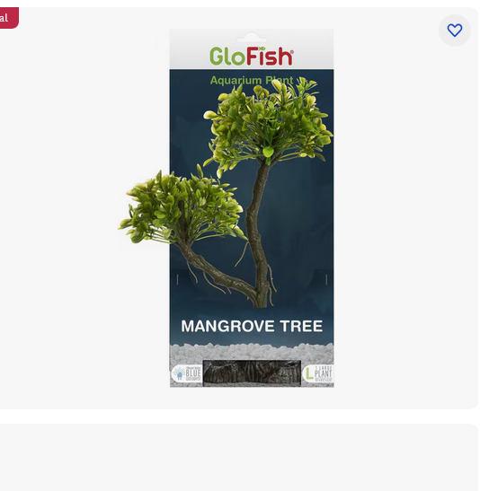 Glo Fish Mangrove Tree Aquarium Plant- Brand New