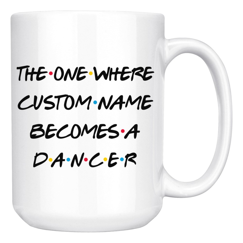 Personalized Dancer Career Job Promotion Mug, Dancer Graduation Present Gift