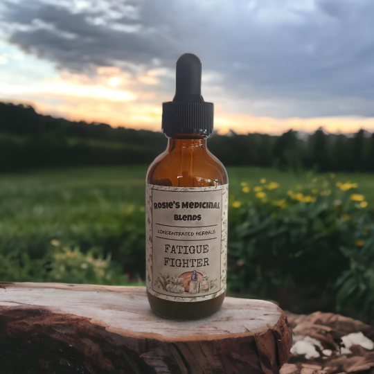 Fatigue Fighter | Organic Herbal Extract Tincture | Natural Energy Boost | Mind