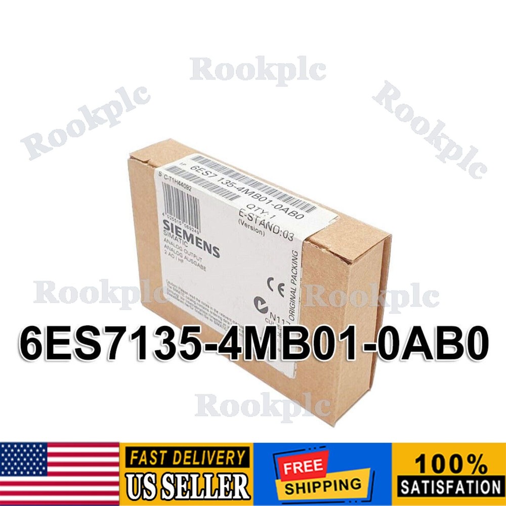 New Siemens 6ES7135-4MB01-0AB0 ELECTRONIC MODULE FOR ET 200S 6ES7 135-4MB01-0AB0