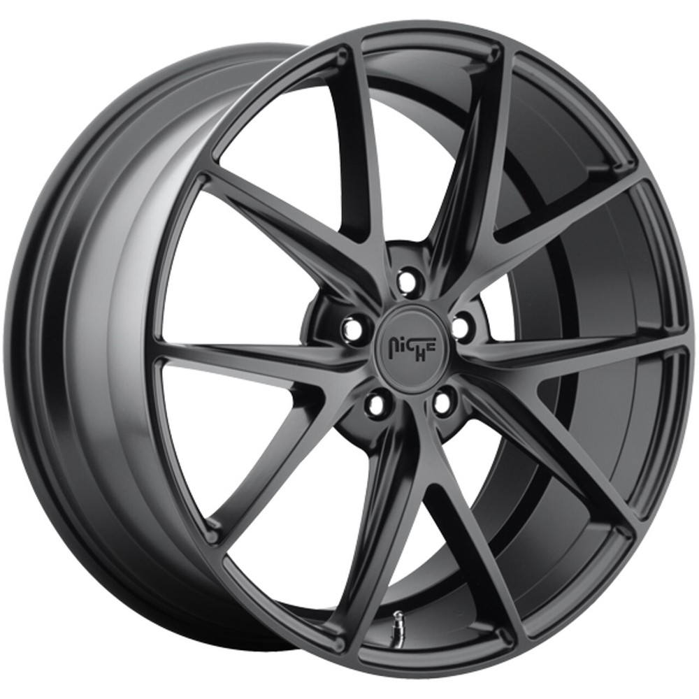 20x9 +42 Niche M117 Misano 5x112 Matte Black Wheels (Set of 4)