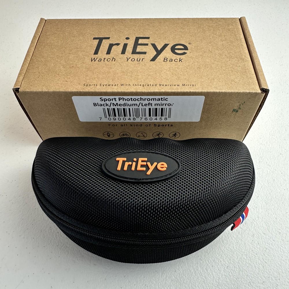TriEye Eyewear Cycling Glasses Integrated Rearview Mirror UV400 Left Side Mirror