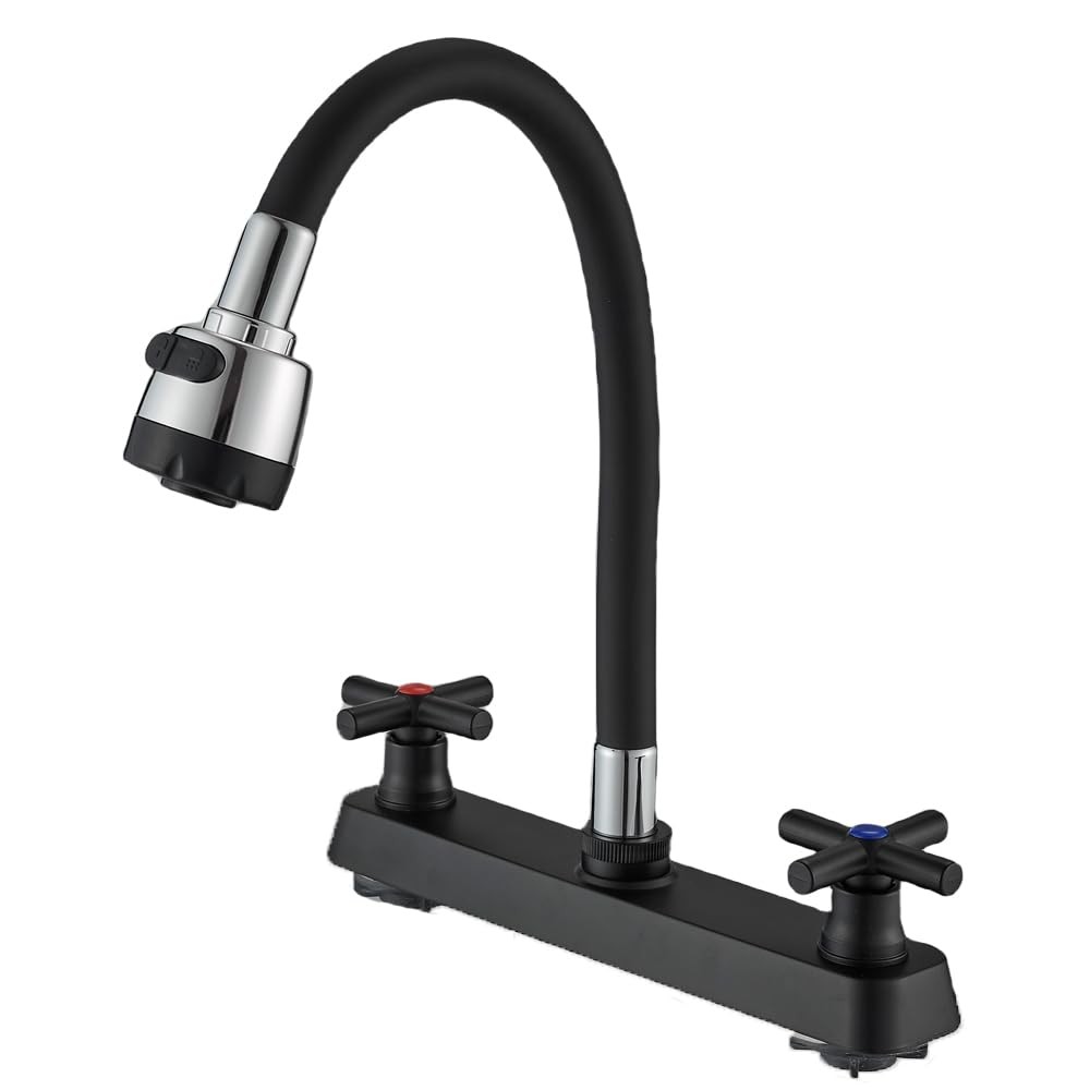 RV Kitchen Sink Faucet with 2 Handle for Campers and RVs