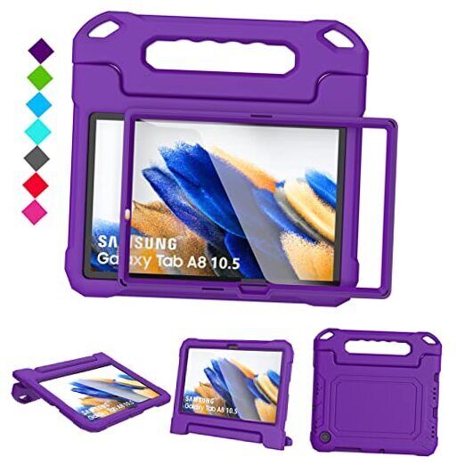 Kids Case for Samsung Galaxy Tab A8 10.5 inch (2022), - Shockproof Purple