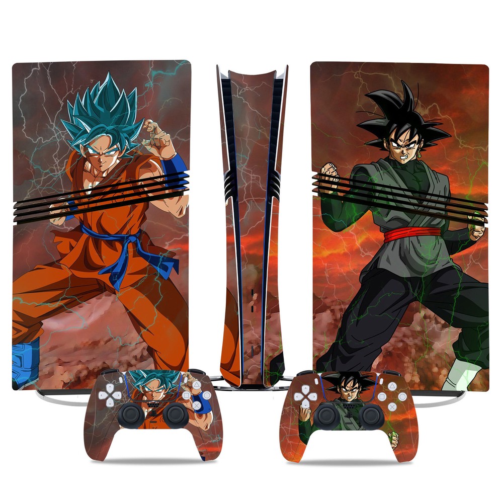 Dragon Ball Anime PS5 Pro Digital Skin Stickers for Console Wrap
