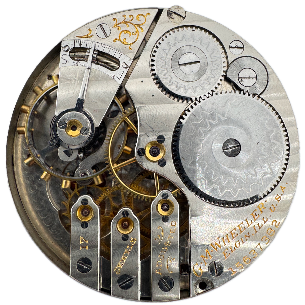 Antique 1911 Elgin 17 Jewel 16 Size Mechanical Pocket Watch Movement 338 USA