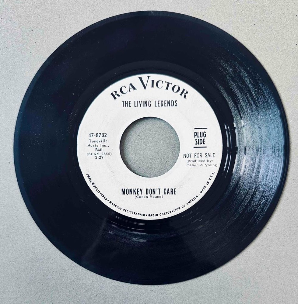 Garage Psych Rock 45 The Living Legends - Soul Supper/Monkey Don't Care * RCA