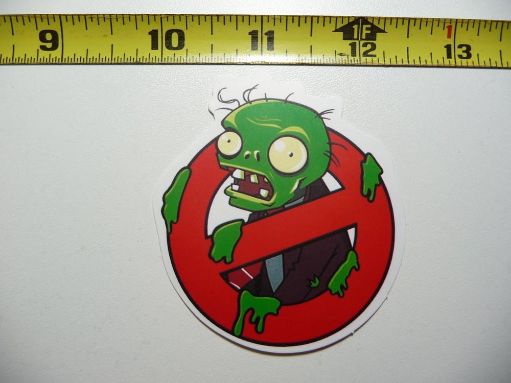 NO ZOMBIES ALLOWED STICKER DECAL FUN FUNNY VINYL DESIGN CUTE