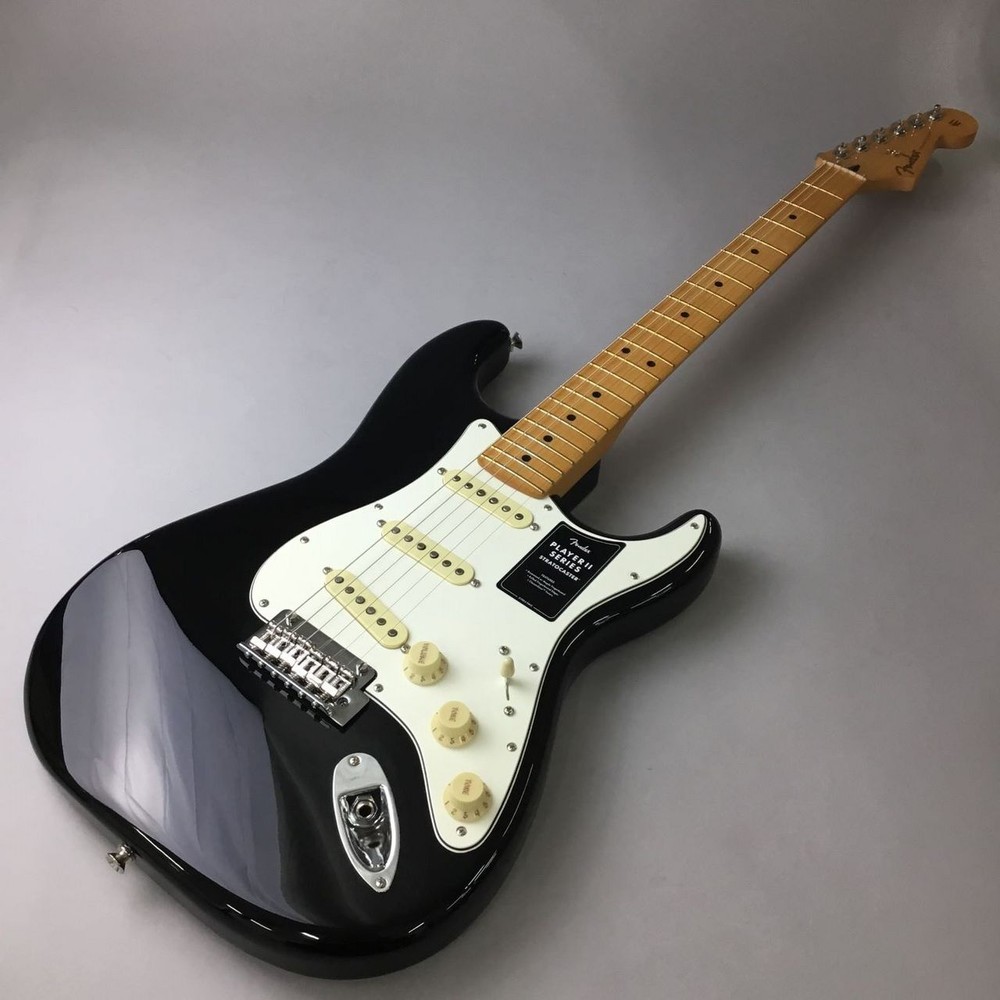 Fender Player II Stratocaster Black Electric Guitar Stratocaster (Actual Image)