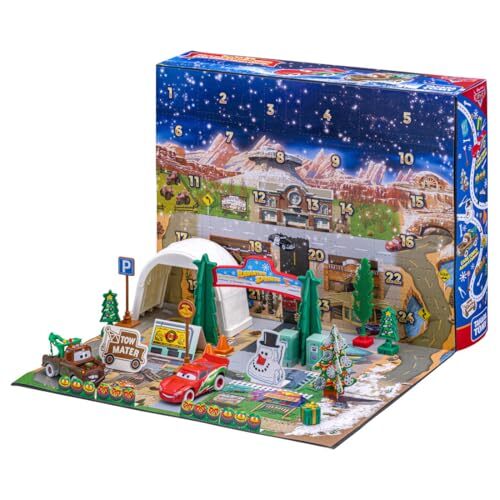 Takara Tomy Disney Cars Tomica Cars Tomica Advent Calendar 2024 Mini Car Toys Ag