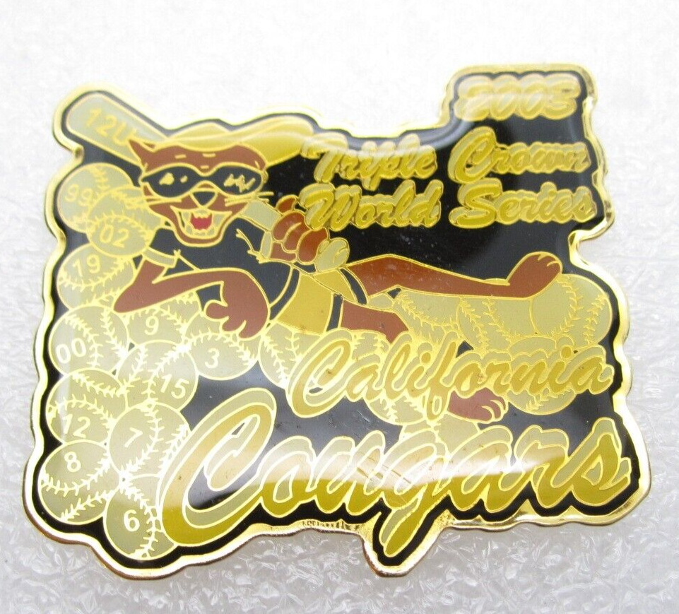 2003 Triple Crown World Series 12U California Cougars Baseball Lapel Pin (C617)