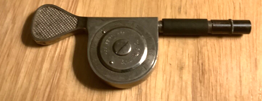Vintage L.S. Starrett Tachometer/Speed Indicator Tool Pat Mar 28 1905 Pat. Date