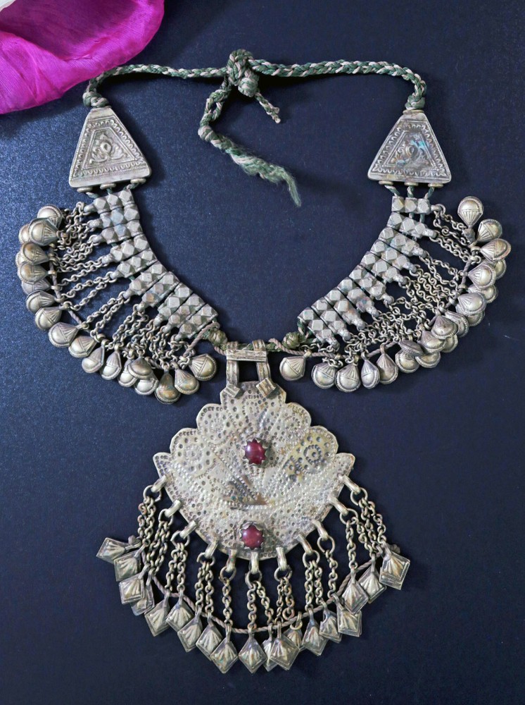 Vintage Kashmir Necklace – Exquisite Lake Dal Wedding Jewelry #4807