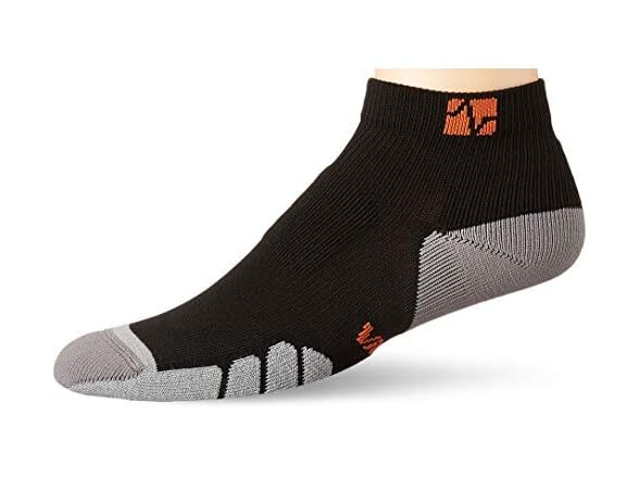 Vitalsox Low Cut Drystat Compression Running and Tennis Socks, Black, Large
