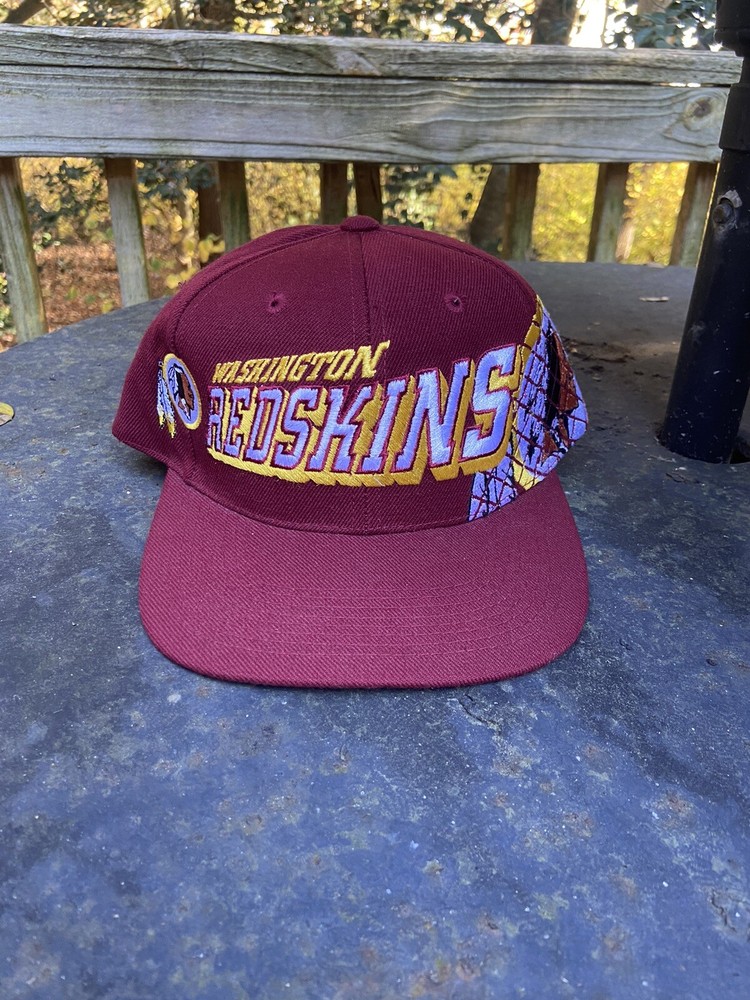 Vintage 90s Washington Redskins Shadow Script Sports Specialties Snapback Hat