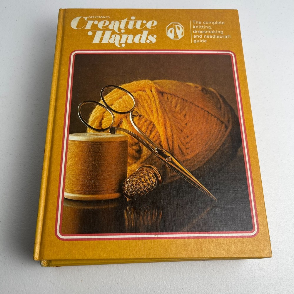 Creative Hands Book Lot VTG Knitting / Needlecraft Guides Books