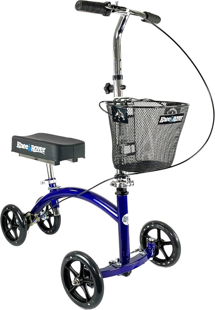 Deluxe Steerable Knee Scooter for Adults Post-Surgery Mobility Aid