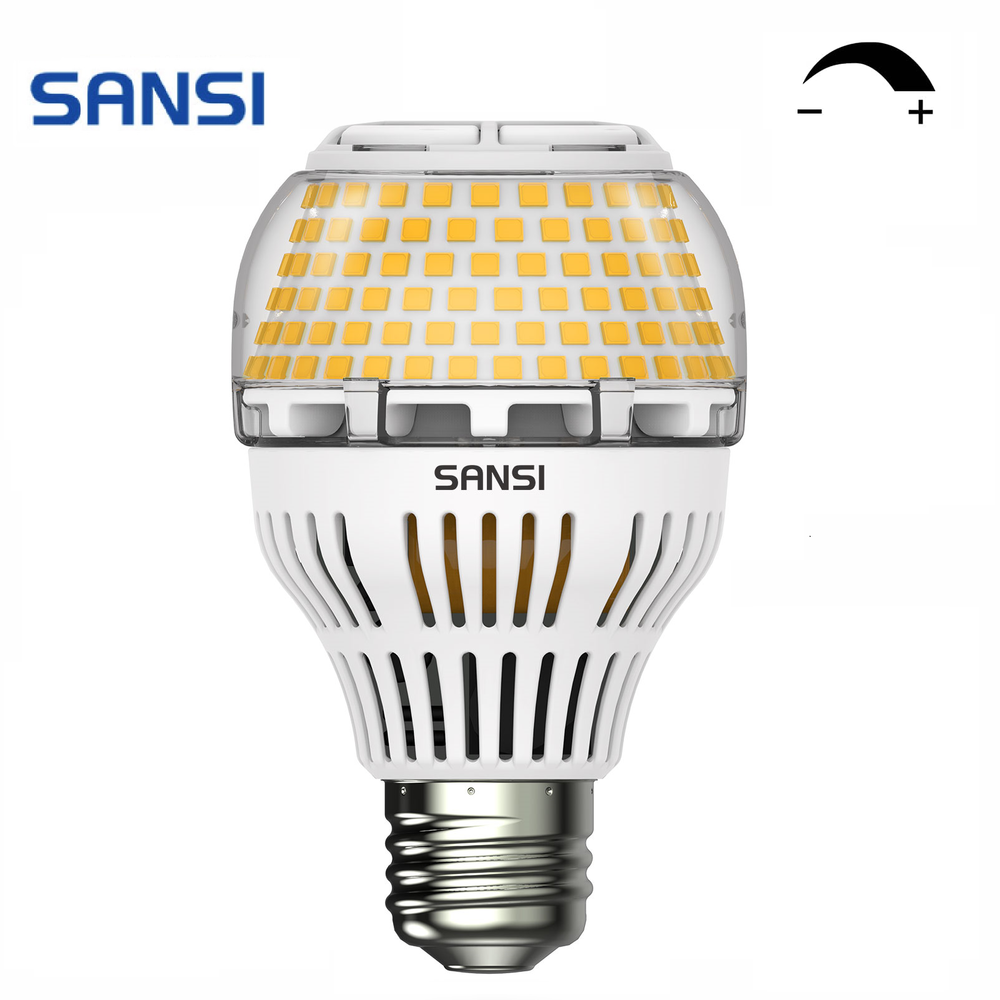 SANSI Dimmable 150W Equivalent 17W LED Light Bulb 2500 Lumens Ceramic Lamp 3000K