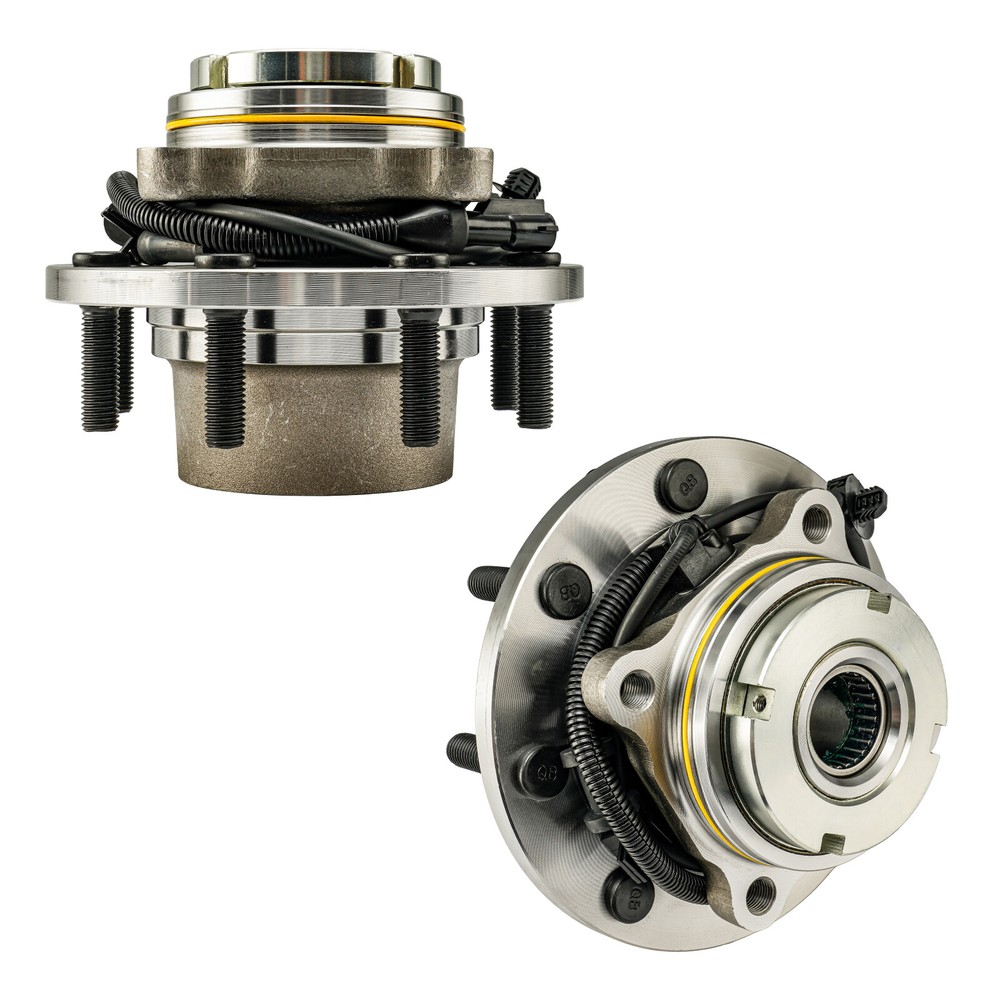 DRW 4x4 Pair Front Wheel Hub Bearings for 1999 - 2004 F-250 F-350 F-450 F-550 SD