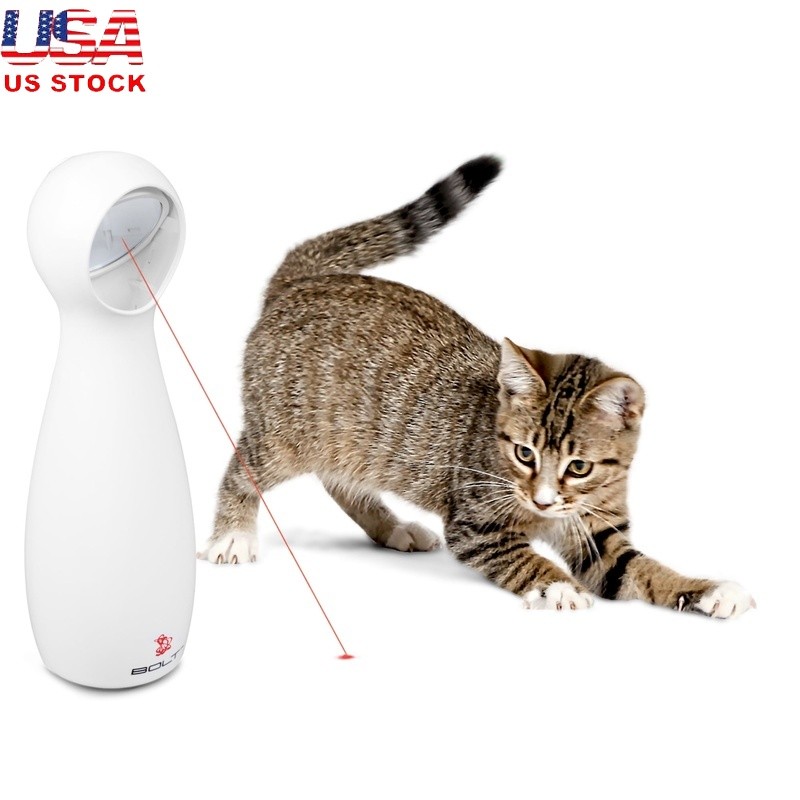 Automatic Laser Cat Toy for Interactive Play Exercise Hands-Free Fun