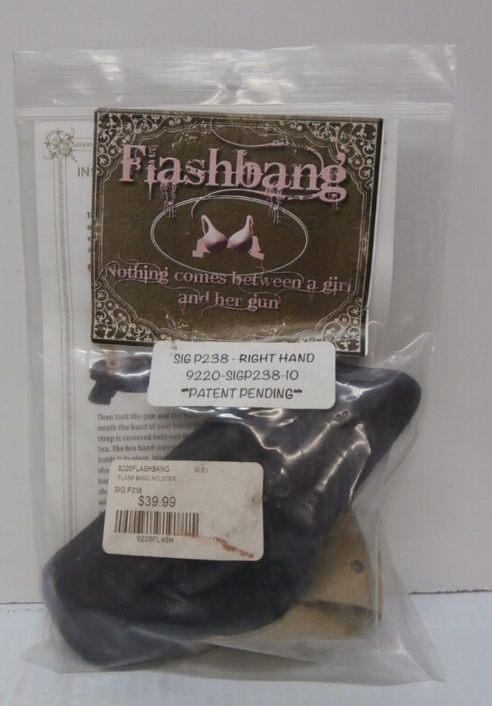 Sig Sauer P238 Flashbang Bra Holster Right Hand Black New