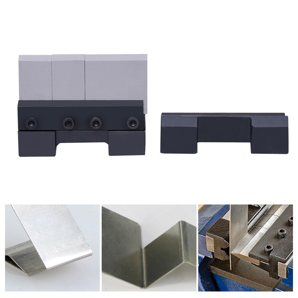 Aluminum Copper Plate Bender Bench Vise Attachment Removable Cutters Cast Steel