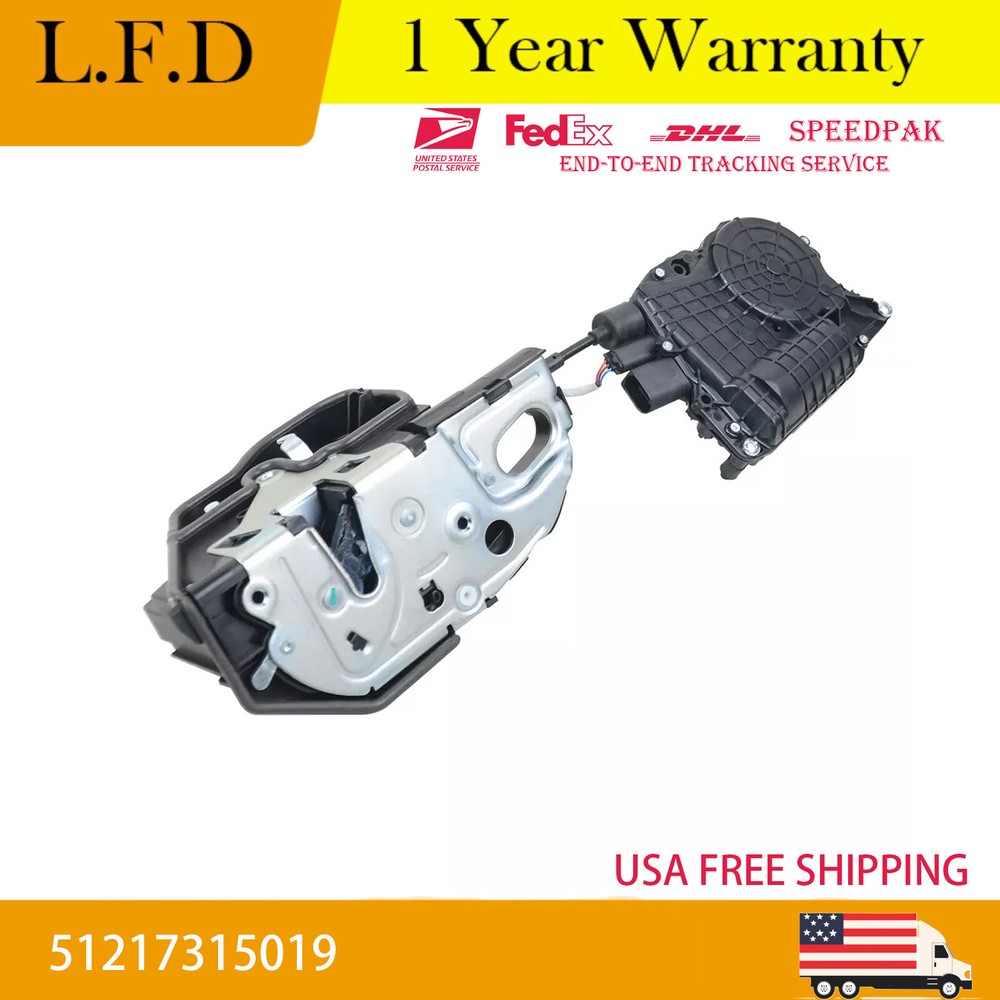 New OEM Front Left Door Lock Actuator with Soft Close for BMW X5 X6 2007-2014