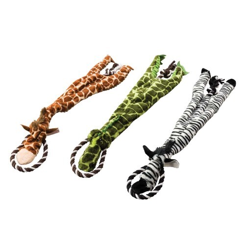 Skinneeez Tugs Dog Toy Jungle Assorted; 1 Each/23 in