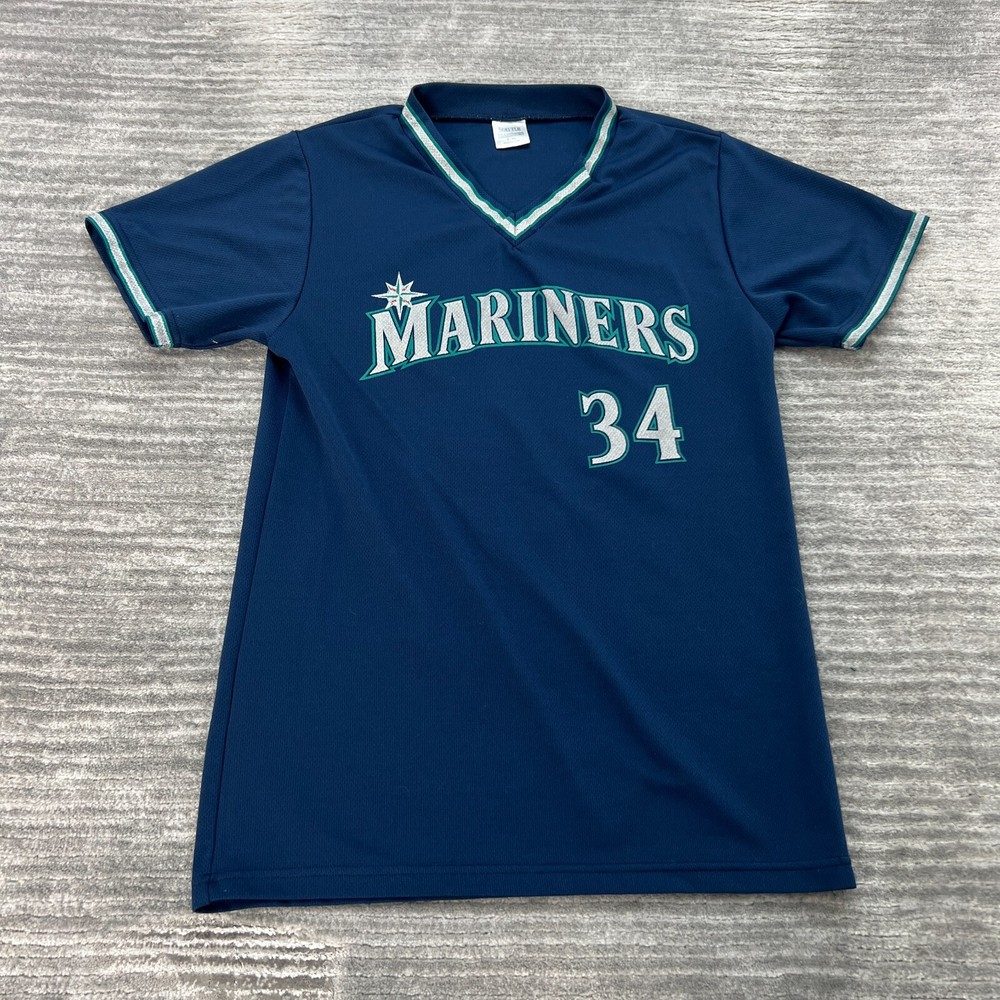 Seattle Mariners Jersey Size Y-XL Youth Félix Hernández #34 MLB Baseball Blue