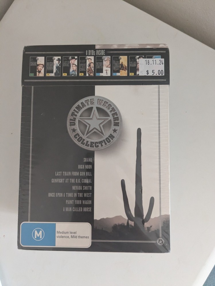 Ultimate Western Collection 8 DVD Box Set Brand New Sealed