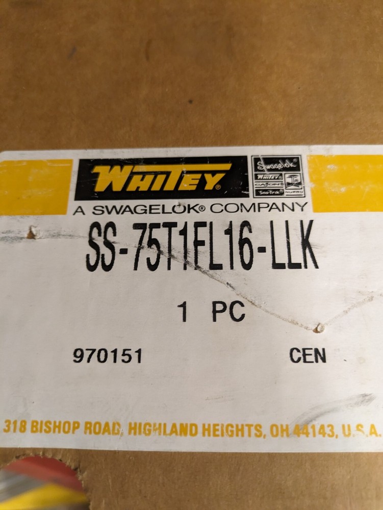 Whitey / Swagelok 1