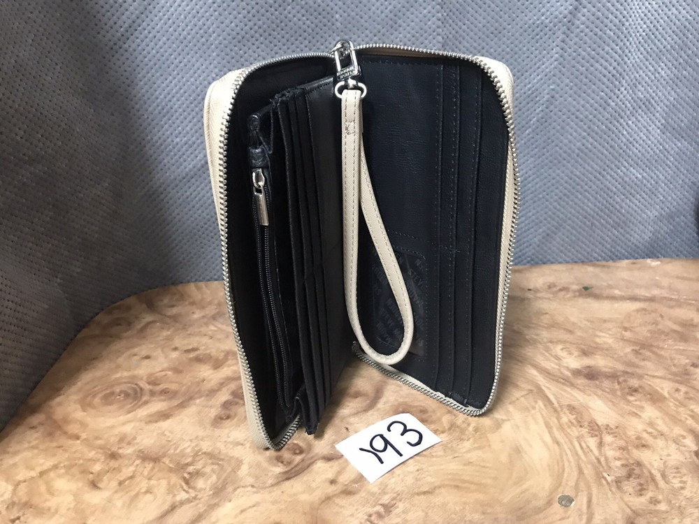 Steve Madden Genuine Leather Slim Bifold Wallet #193