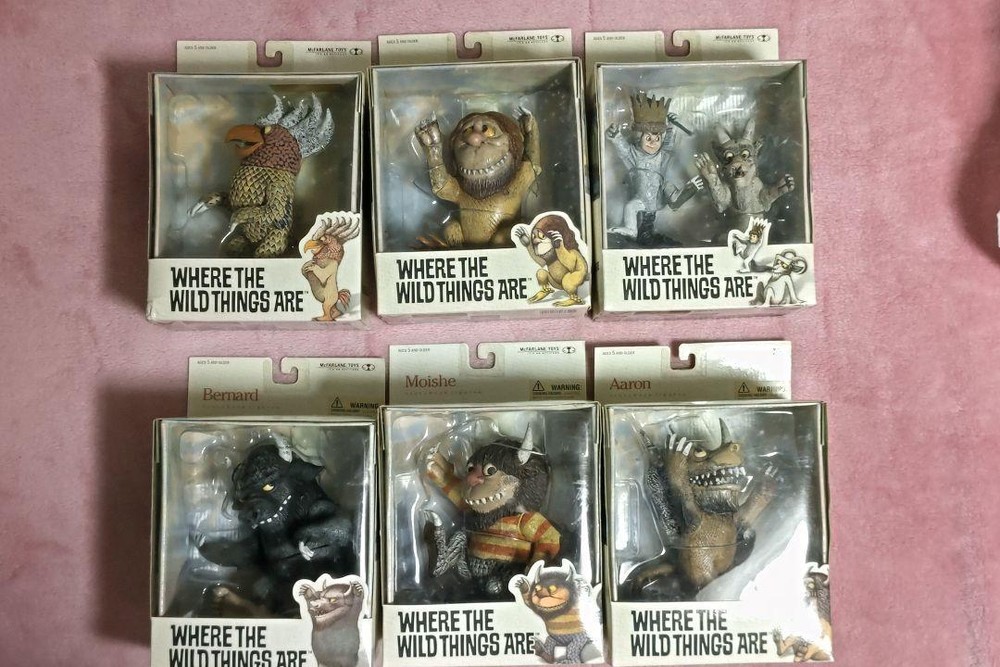 Complete 6 McFarlane Toys Where the Wild Things Are Figures #675857