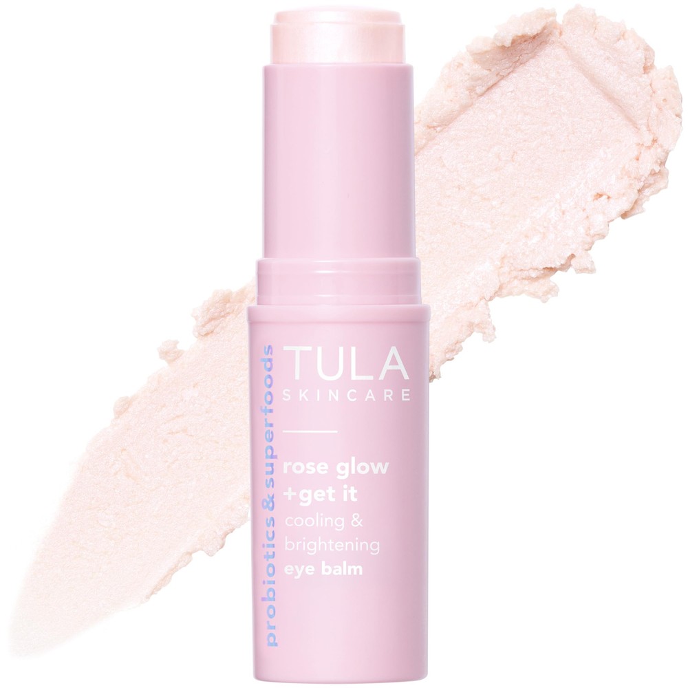 TULA Rose Glow Eye Balm: Hydrating Dark Circle Treatment for Instant Refreshment