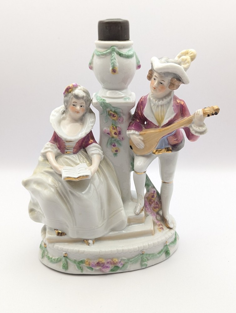 Antique MCM German Victorian Renaissance Table Lamp Light Base RARE COLLECTORS