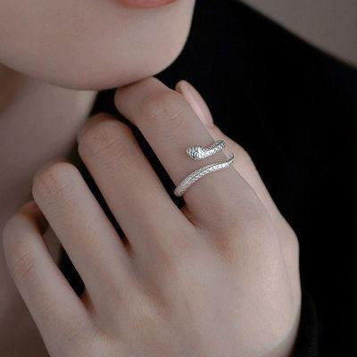 Popular Amulet 2025 Zodiac Snake Good Luck Money White Ring