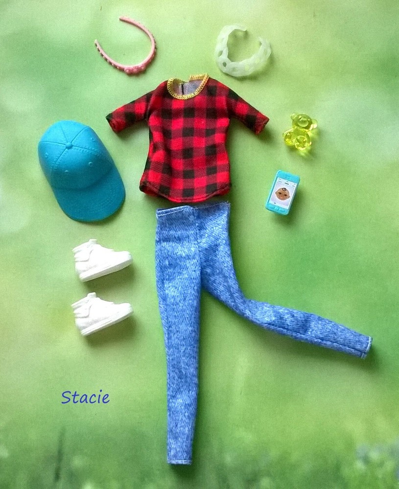Barbie Stacie doll fashion clothes accessories plus shoes #C