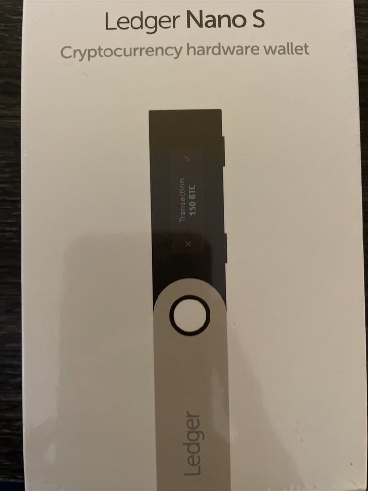Ledger Nano S Cryptocurrency Bitcoin Hardware Wallet - Matte Black-image