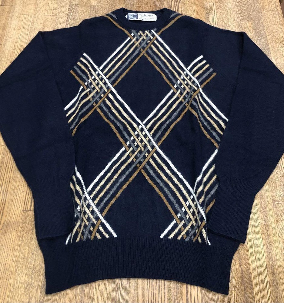 Burberry knit sweater Men's Fashion from Japan
