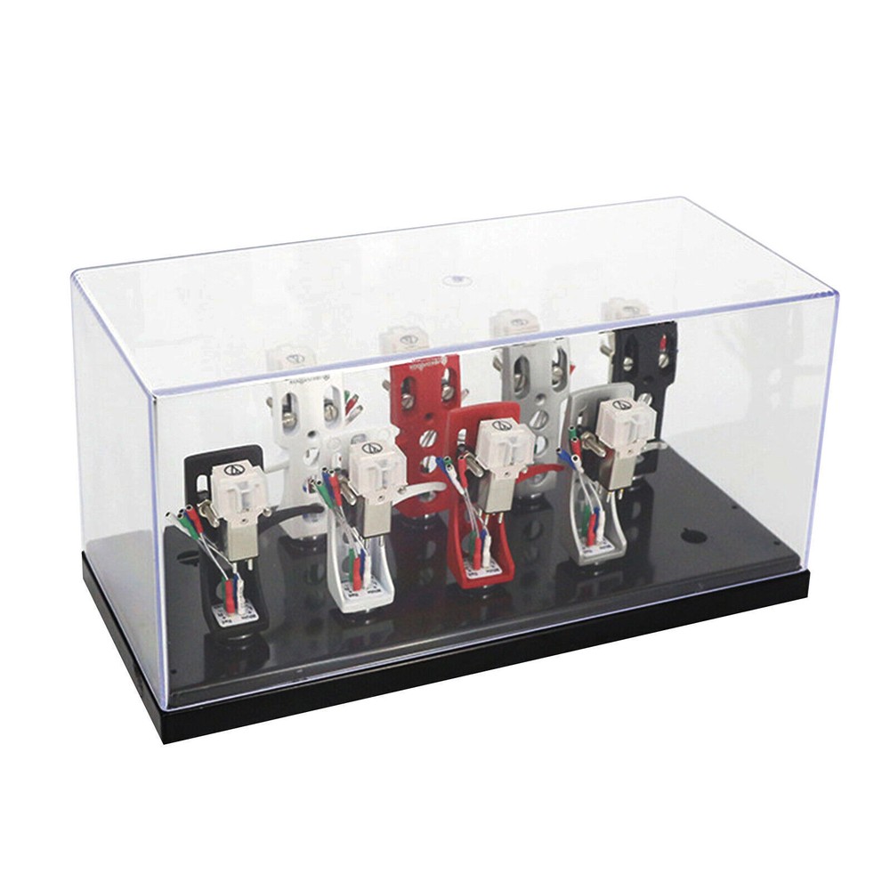 Universal Headshell Cartridge Keeper – Durable Acrylic Case for Phono Headshell Storage and Stylus Protection – Secure Shell Box for Stylish Organization