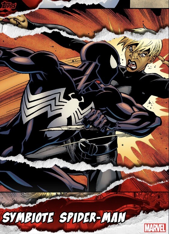 [DIGITAL CARD] Topps Marvel - Symbiote Spider-Man - Cosmic Impact - Slashing Red