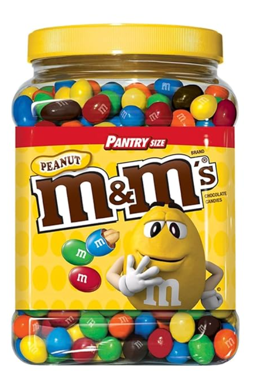 Buy Now: Satisfy Your Cravings with M&M'S Peanut Chocolate 62oz Jar!-image