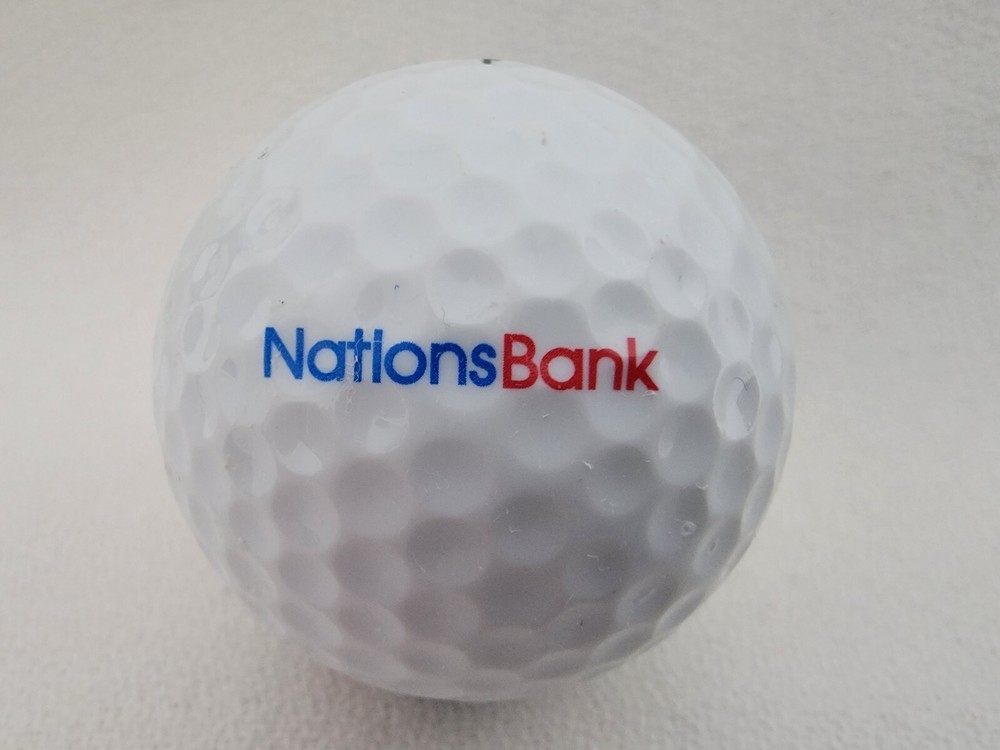 Nations Bank Logo Golf Ball