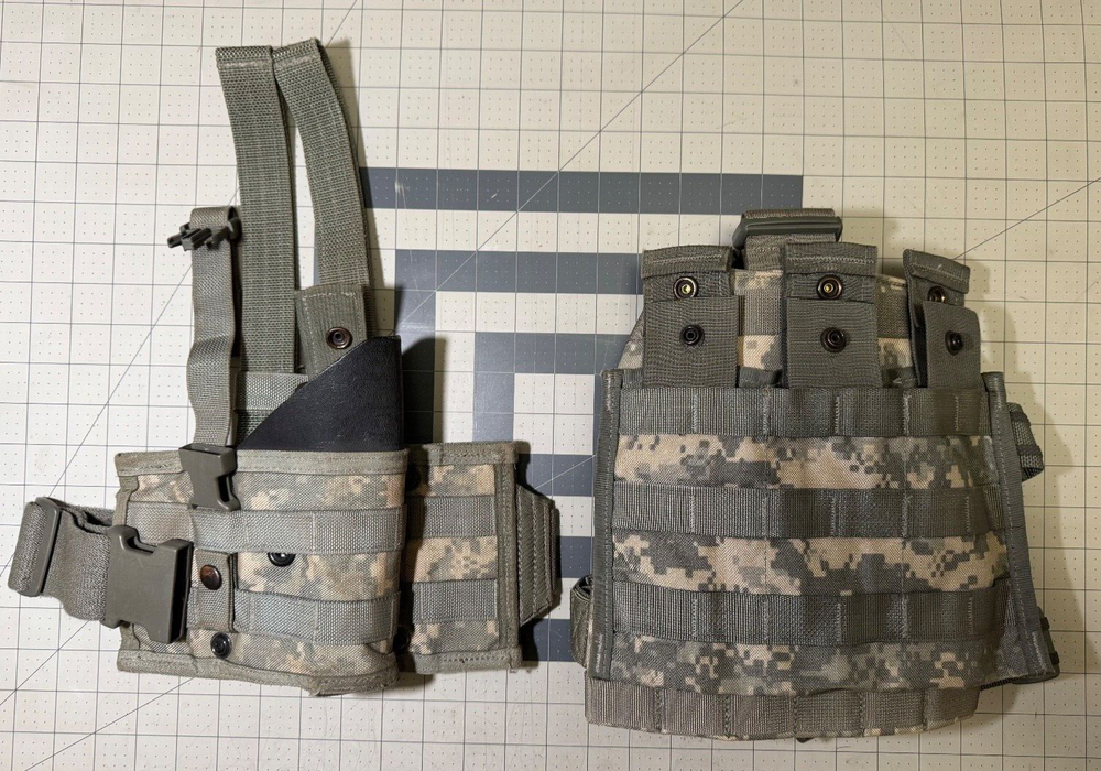 Spec Ops ACU Vapor Drop leg Holster  M9 / 92FS & Blackhawk Molle Drop platform