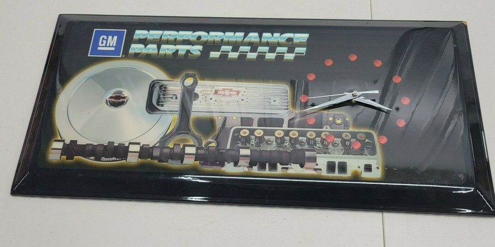 Chevrolet VINTAGE GM PERFORMANCE PARTS SERVICE Dealer CLOCK