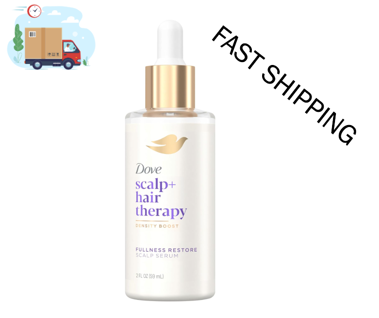 Dove Beauty Density Boost Scalp Repairing Hair Serum 2oz for Thicker Hair